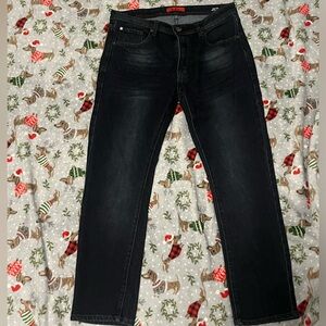 Mbx jeans pretty comfy and a little baggy near crotch